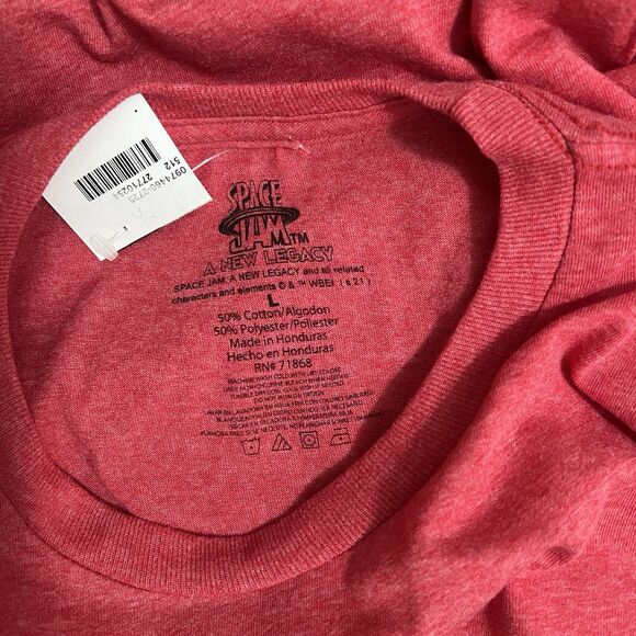 NWT Space Jam A New Legacy LARGE Tshirt Bugs Taz Daffy Lola Bunny Wile E Coyote - Picture 3 of 3